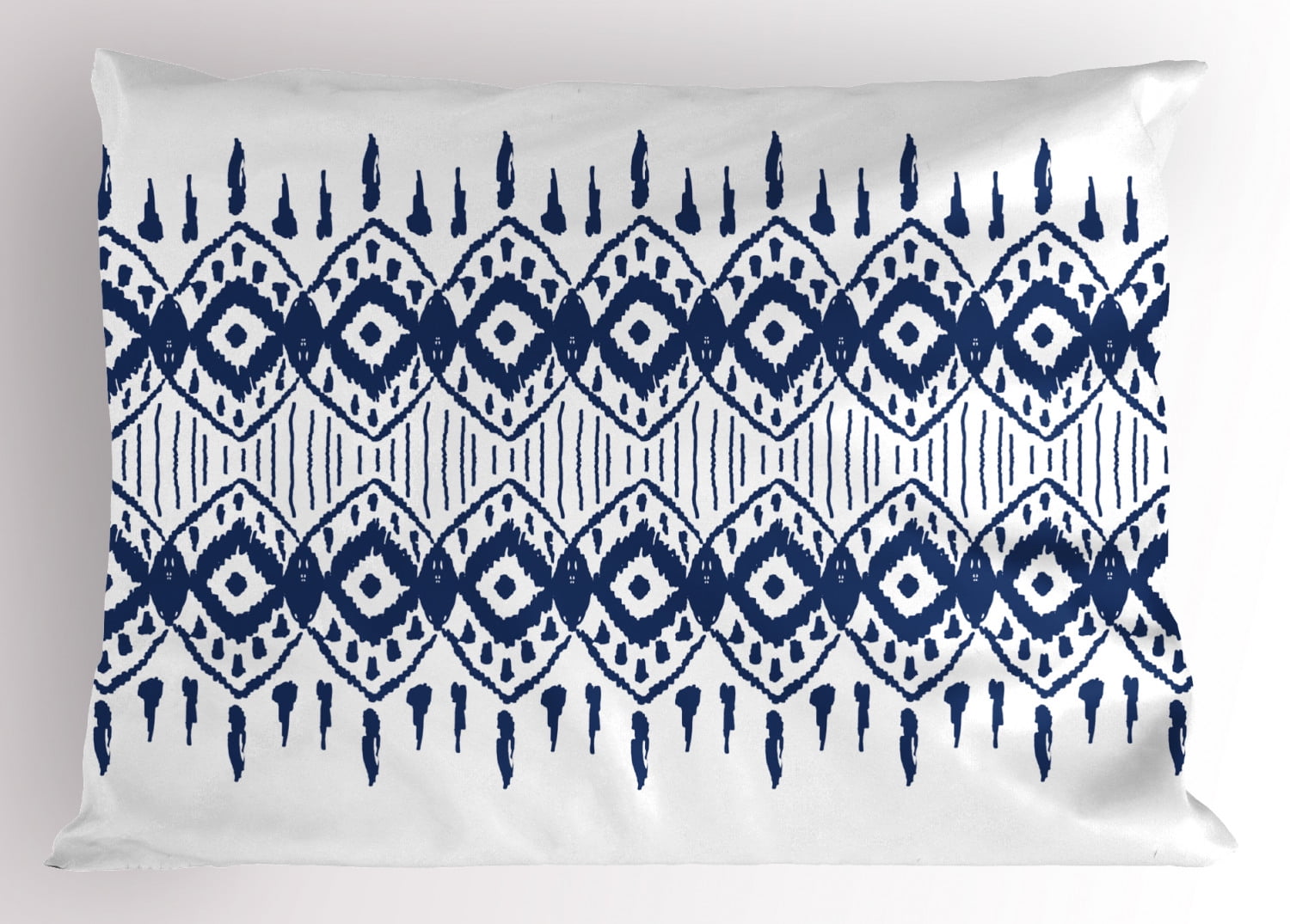 Ambesonne Ikat Pillow Sham Eastern Borders 36 X 20