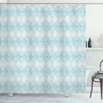 thumbnail image 1 of Ambesonne Ikat Shower Curtain, Aztec Cultural Motifs, 69"Wx75"L, Blue Pale Grey White, 1 of 4