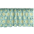 thumbnail image 1 of Ambesonne Ikat Window Valance, Vibrant Ogee Motif, 54" X 12", Mint Green Yellow Green, 1 of 5