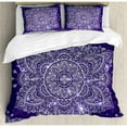 thumbnail image 1 of Ambesonne Indian Floral Ornament Ethnic Spring Round Mandala Paisley Inspired Retro Duvet Cover Set, 1 of 3