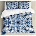 thumbnail image 1 of Ambesonne Indigo Paisley Duvet Cover Set, Old Fashion Art, Calking, Indigo and Grey, 1 of 3