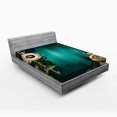 thumbnail image 1 of Ambesonne Industrial Fitted Sheet, Antique Watch Keys, Full Size, Multicolor, 1 of 2