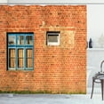 thumbnail image 1 of Ambesonne Industrial Shower Curtain, Old Windows, 69"Wx75"L, Multicolor, 1 of 3