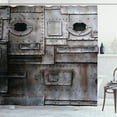 thumbnail image 1 of Ambesonne Industrial Shower Curtain, Rusty Grunge Retro, 69"Wx70"L, Dark Taupe, 1 of 3