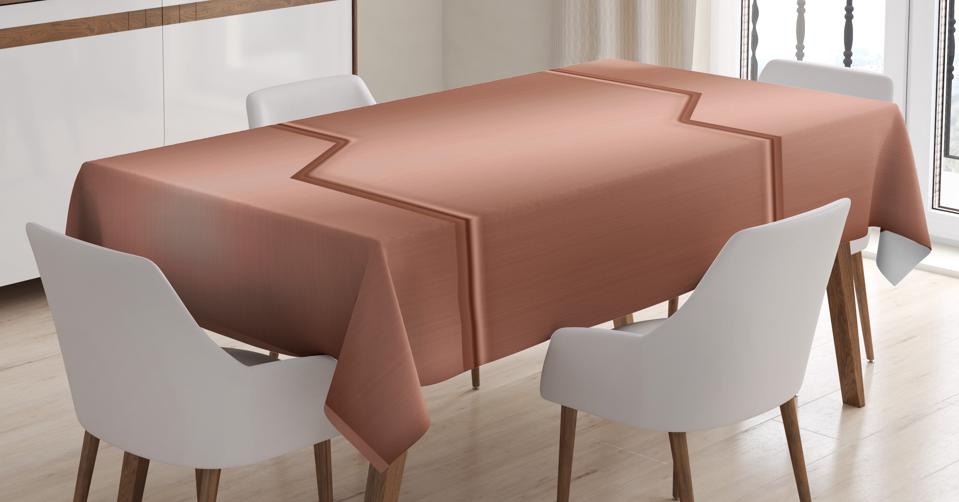 Ambesonne Industrial Tablecloth Rectangular Table Cover, Realistic Look ...