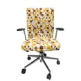 thumbnail image 1 of Ambesonne Insects Office Chair Cover Stretchable High Back, Bees and Irregular Hexagons, Yellow Redwood, 1 of 1