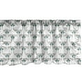 thumbnail image 1 of Ambesonne Insects Valance Pack of 2, Symmetric Simple Butterfly, 54"X18", Cadet Blue Pale Peach, 1 of 2