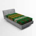 thumbnail image 1 of Ambesonne Irish Fitted Sheet, Traditional, Twin XL Size, Multicolor, 1 of 2