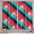 thumbnail image 1 of Ambesonne Irish Kitchen Curtains, Celtic Colorful, 55"x30", Multicolor, 1 of 1