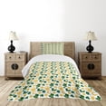 thumbnail image 1 of Ambesonne Irish Quilted Bedspread Set 2 Pcs, Happy St. Patrick's Day, Twin Size, Green Yellow White, 1 of 6