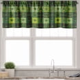 thumbnail image 1 of Ambesonne Irish Valance Pack of 2, Patchwork Celtic Clovers, 54"X12", Multicolor, 1 of 5