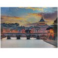 thumbnail image 1 of Ambesonne Italy Jigsaw Puzzle Durable Cardboard, View of Vatican Rome, 1000 pcs, Multicolor, 1 of 5