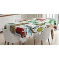 thumbnail image 1 of Ambesonne Italy Tablecloth Rectangular Table Cover, Fun Colorful Sketch Style, 60"x84", Multicolor, 1 of 4