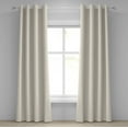 thumbnail image 1 of Ambesonne Ivory Grommet Curtain, Abstract Circular Pattern, 50" x 96", Cream, 1 of 6