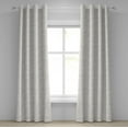 thumbnail image 1 of Ambesonne Ivory Grommet Curtain, Spring Blossoms Field, 50" x 72", White Beige, 1 of 6
