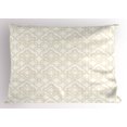 thumbnail image 1 of Ambesonne Ivory Pillow Sham, Rococo Style Oriental, 36" X 20", Cream Tan, 1 of 2