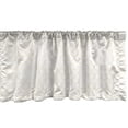 thumbnail image 1 of Ambesonne Ivory Window Valance, Large Polka Dots Circles, 54" X 18", White Beige, 1 of 3