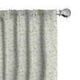 thumbnail image 1 of Ambesonne Ivory and Blue Curtains, Feminine Botany, Pair of 28"x84", Pale Green Pale Blue, 1 of 5