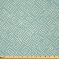 thumbnail image 1 of Ambesonne Ivory and Blue Fabric by the Yard Microfiber, Squares Lines, 3 Yards, Pale Blue and Ivory, 1 of 2