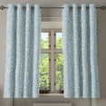 thumbnail image 1 of Ambesonne Ivory and Blue Grommet Curtain, Stars, 50" x 54", Pale Blue Ivory, 1 of 6