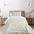 thumbnail image 1 of Ambesonne Ivory and Blue Quilted Bedspread Set 2 Pcs, Floral Inspirations, Twin Size, Bluegrey and Ivory, 1 of 5