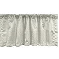 thumbnail image 1 of Ambesonne Ivory and Blue Window Valance, Floral Inspirations, 54" X 12", Bluegrey and Ivory, 1 of 3