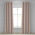 thumbnail image 1 of Ambesonne Japan Grommet Curtain, Japanese Food, 50" x 108", Multicolor Pink, 1 of 6