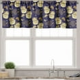 thumbnail image 1 of Ambesonne Japanese Cat Valance Pack of 2, Night Theme Lucky Asia, 54"X18", Pale Brown Pale Camel, 1 of 5