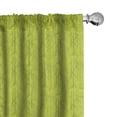 thumbnail image 1 of Ambesonne Japanese Curtains, Branch Silhouettes Pattern, Pair of 28"x84", Yellow Green Apple Green, 1 of 5