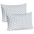 thumbnail image 1 of Ambesonne Japanese Pillow Sham 2 Pack, Polka Dots Yin Yang, 26"x20", White Black, 1 of 3