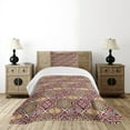 thumbnail image 1 of Ambesonne Japanese Quilted Bedspread Set 2 Pcs, Antique Motifs, Twin Size, Multicolor, 1 of 6