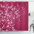 thumbnail image 1 of Ambesonne Japanese Shower Curtain, Sakura Bloom Spring Season, 69"Wx75"L, Hot Pink Blush, 1 of 4