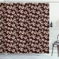 thumbnail image 1 of Ambesonne Japanese Shower Curtain, Soft Pink Cherry Bloom, 69"Wx75"L, Brown Pale Pink, 1 of 3