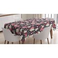 thumbnail image 1 of Ambesonne Japanese Tablecloth Rectangular Table Cover, Night Garden Sakura, 52"x70", Multicolor, 1 of 4