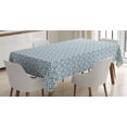 thumbnail image 1 of Ambesonne Japanese Tablecloth Rectangular Table Cover, Retro Blue Blossoms, 60"x84", Blue White, 1 of 3