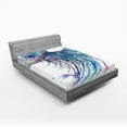 thumbnail image 1 of Ambesonne Jellyfish Fitted Sheet 2 Pcs Set, Aqua Colors Creative, King, Blue Purple White, 1 of 3