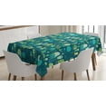 thumbnail image 1 of Ambesonne Jellyfish Tablecloth Rectangular Table Cover, Funny Sea Creatures, 60"x90", Multicolor, 1 of 4