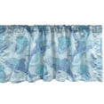 thumbnail image 1 of Ambesonne Jellyfish Window Valance, Dolphins Abstract Rounds, 54" X 18", Pale Sky Blue Multicolor, 1 of 3