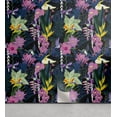 Ambesonne Jungle Art Peel & Stick Wallpaper for Home, Dark Floral