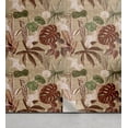thumbnail image 1 of Ambesonne Jungle Boho Peel & Stick Wallpaper for Home, Vintage Grunge Leaves, 13"x100", Cocoa Maroon Reseda Green, 1 of 5