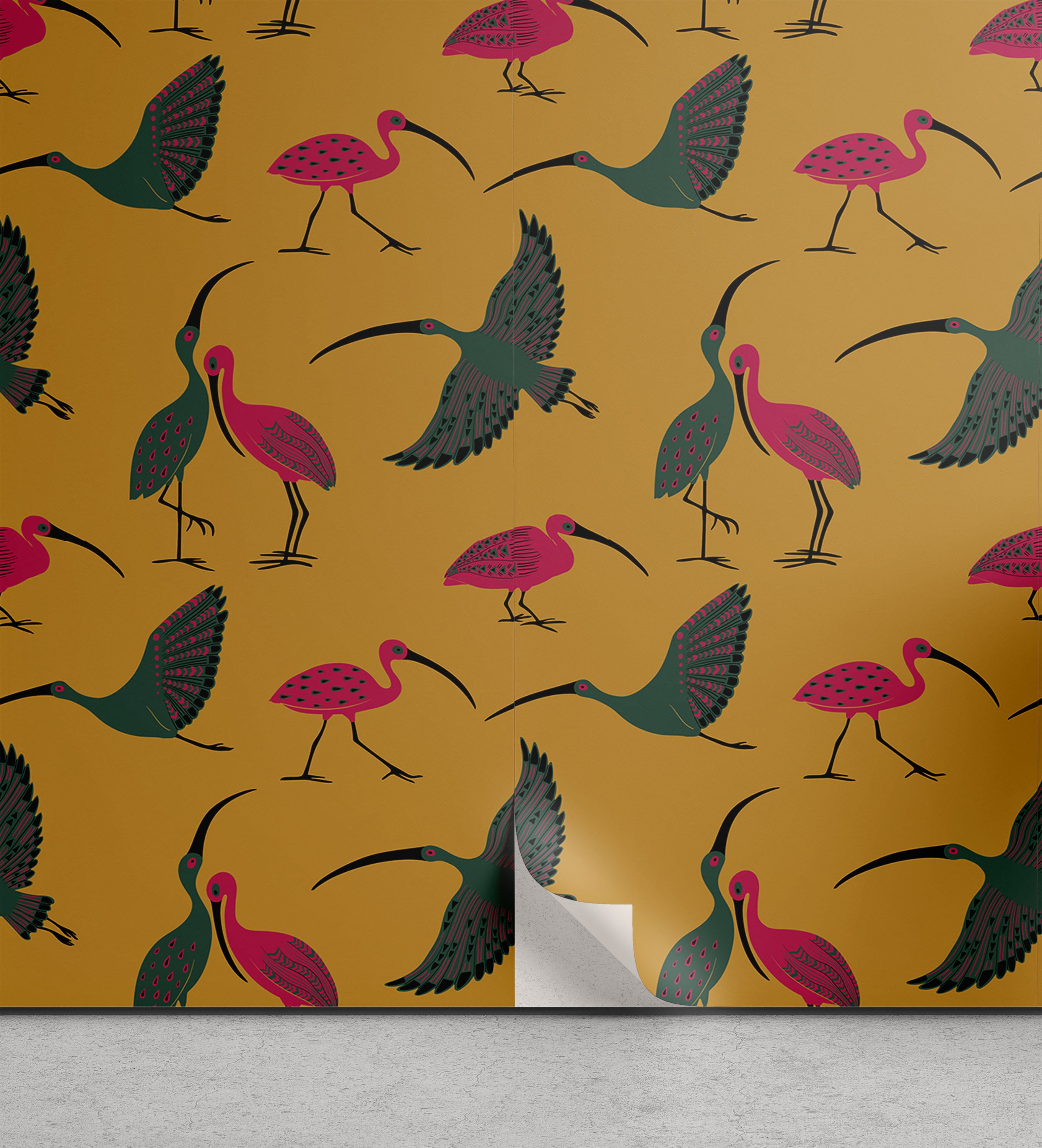 ambesonne-jungle-cartoon-peel-stick-wallpaper-for-home-folk-ornate