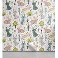 thumbnail image 1 of Ambesonne Jungle Cartoon Peel & Stick Wallpaper for Home, Funny Pastel Bunnies, 13"x72", Multicolor, 1 of 6