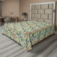 thumbnail image 1 of Ambesonne Jungle Flat Sheet, Rain Forest Animals, Queen Size, Multicolor, 1 of 1