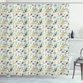 thumbnail image 1 of Ambesonne Jungle Shower Curtain, Tropic Forest Animals, 69"Wx84"L, Multicolor, 1 of 3