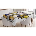 thumbnail image 1 of Ambesonne Kabuki Tablecloth Rectangular Table Cover, Artist in Kimono, 60"x84", Multicolor, 1 of 4