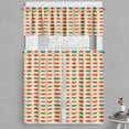 thumbnail image 1 of Ambesonne Kiss Valance & Curtain, Colorful Girl Lips Pattern, 55"x36", Multicolor, 1 of 6