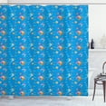 thumbnail image 1 of Ambesonne Kites Shower Curtain, Vibrant Toned Flying Kite, 69"Wx84"L, Multicolor, 1 of 3