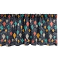 thumbnail image 1 of Ambesonne Kites Window Valance, Colorful Flying Kites Grunge, 54" X 18", Multicolor, 1 of 3