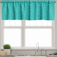 thumbnail image 1 of Ambesonne Kites Window Valance, Creative Leisure Simplistic, 54" X 12", Turquoise and White, 1 of 2