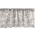 thumbnail image 1 of Ambesonne Kitten Window Valance, Funny Cat Family Doodle, 54" X 12", Multicolor, 1 of 3